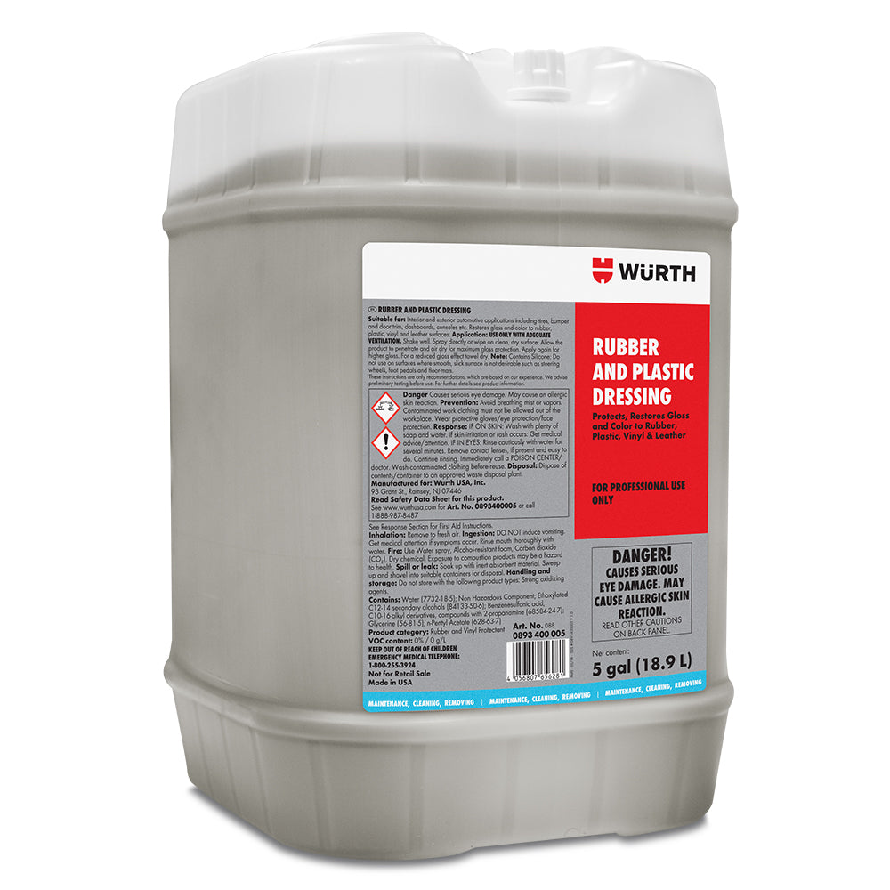 Porsche Rubber and Plastic Dressing 5 Gallon 0893400005