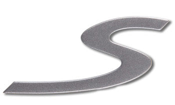 Porsche S Emblem Steel Grey - 911 95-98 9935592430161W