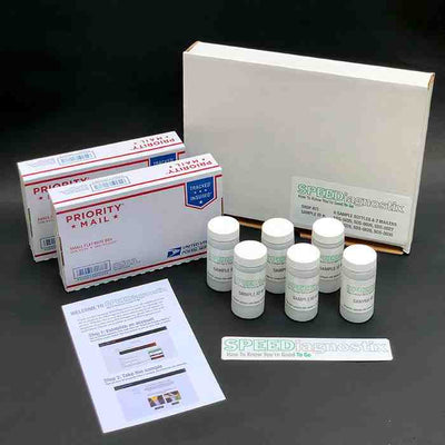 Porsche SPEEDiagnostix Used Oil Analysis Shop 6-Pack Kit 10004