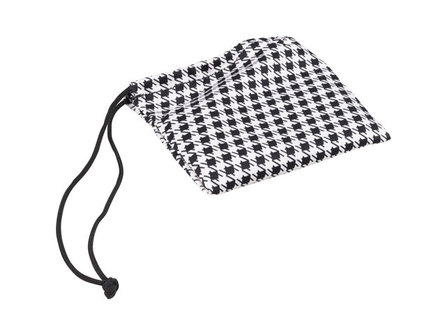Porsche SSI Classic Key Pouch - Black Leather with Black & White Chekered Fabric Inside, 911/356A/356B/356C/912/914/356SC | 1956-1989 SSI002