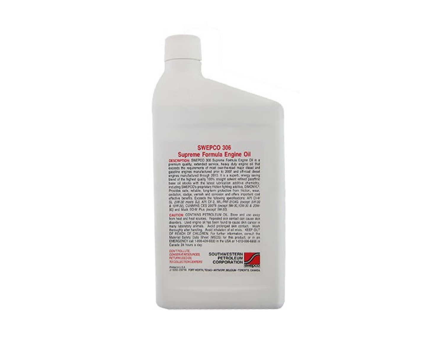 Porsche SWEPCO Supreme Formula Engine Oil - 20W-50 | SWEP-306-50