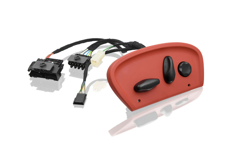 Porsche Seat Adjustment Switch Left Red - 911/Boxster 97-04 996-613-717-01-M33
