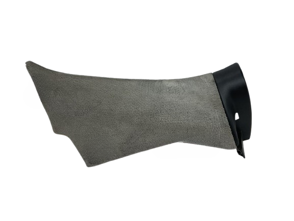Porsche Seat Belt Trim Carpet Graphite Grey - Boxster 97-99