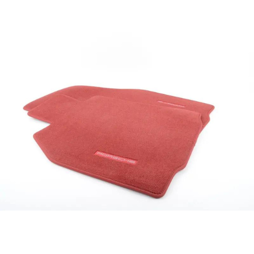 Porsche Set of Floor Mats - Carrera Red - 98704480108N43 - 997 05-12 - 987 04-12 98704480108N43