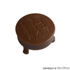 Porsche Shift Knob Cap - brown - 944 83-91 944-424-241-02