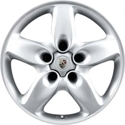 Porsche Silver Alloy Wheel - 8J"X18" - ET57 - Cayenne | 2003-2006 955362136309A1