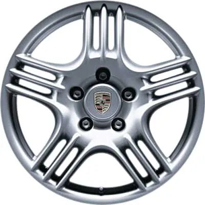 Porsche Silver Alloy Wheel - 8J"X18" - ET57 - Cayenne | 2003-2006 955362136109A1