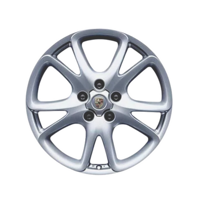 Porsche Silver Alloy Wheel - 9J"X20" - ET60 - Cayenne | 2008-2010 955362140709A1