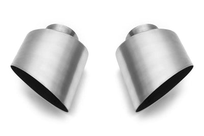 Porsche Single Wall Oval Bolt-On Tips - 911 | 1995-1998 FS-POR-993-SWOTNBBR