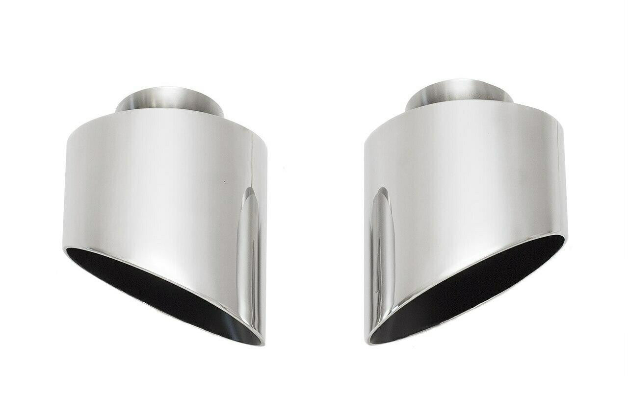Porsche Single Wall Oval Bolt-On Tips - 911 | 1995-1998 FS-POR-993-SWOTNBBR