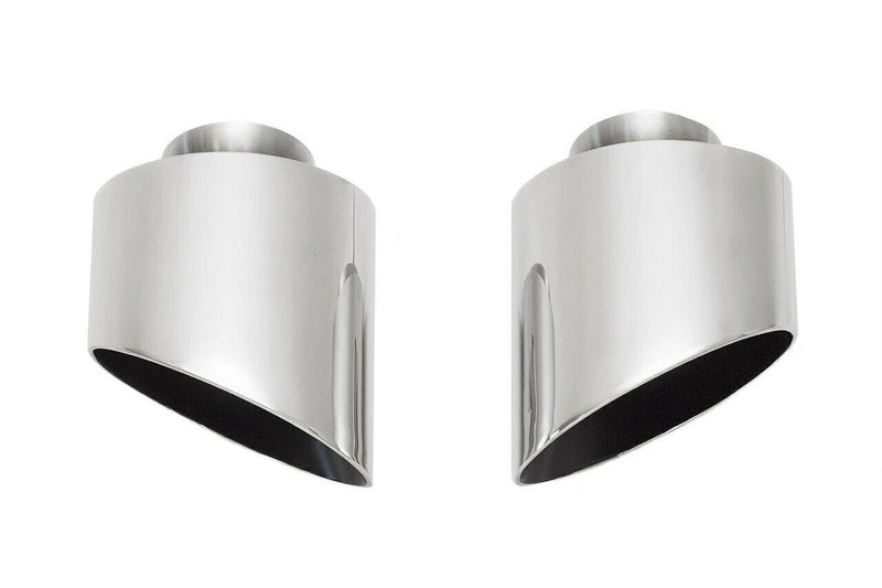 Porsche Single Wall Oval Bolt-On Tips - 911 | 1995-1998 FS-POR-993-SWOTNBBR