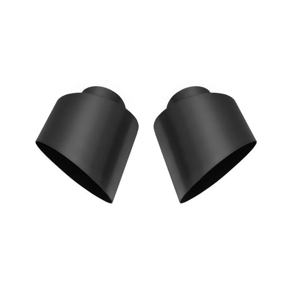 Porsche Single Wall Oval Bolt On Tips - 911 | 1996-1998 FS-POR-993T-SWOTBR