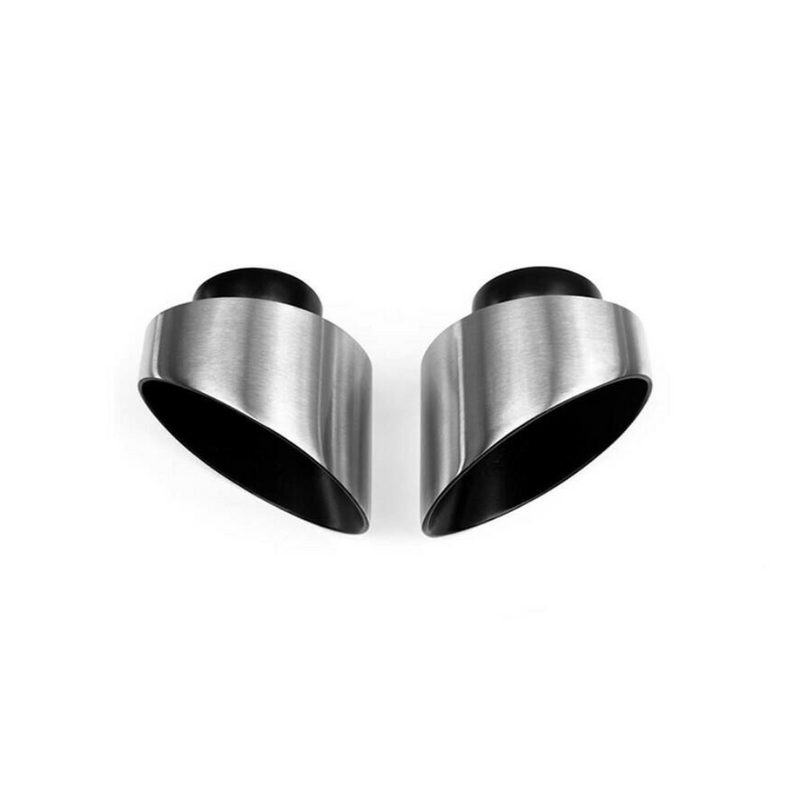 Porsche Single Wall Oval Bolt On Tips - 911 | 1996-1998 FS-POR-993T-SWOTBR