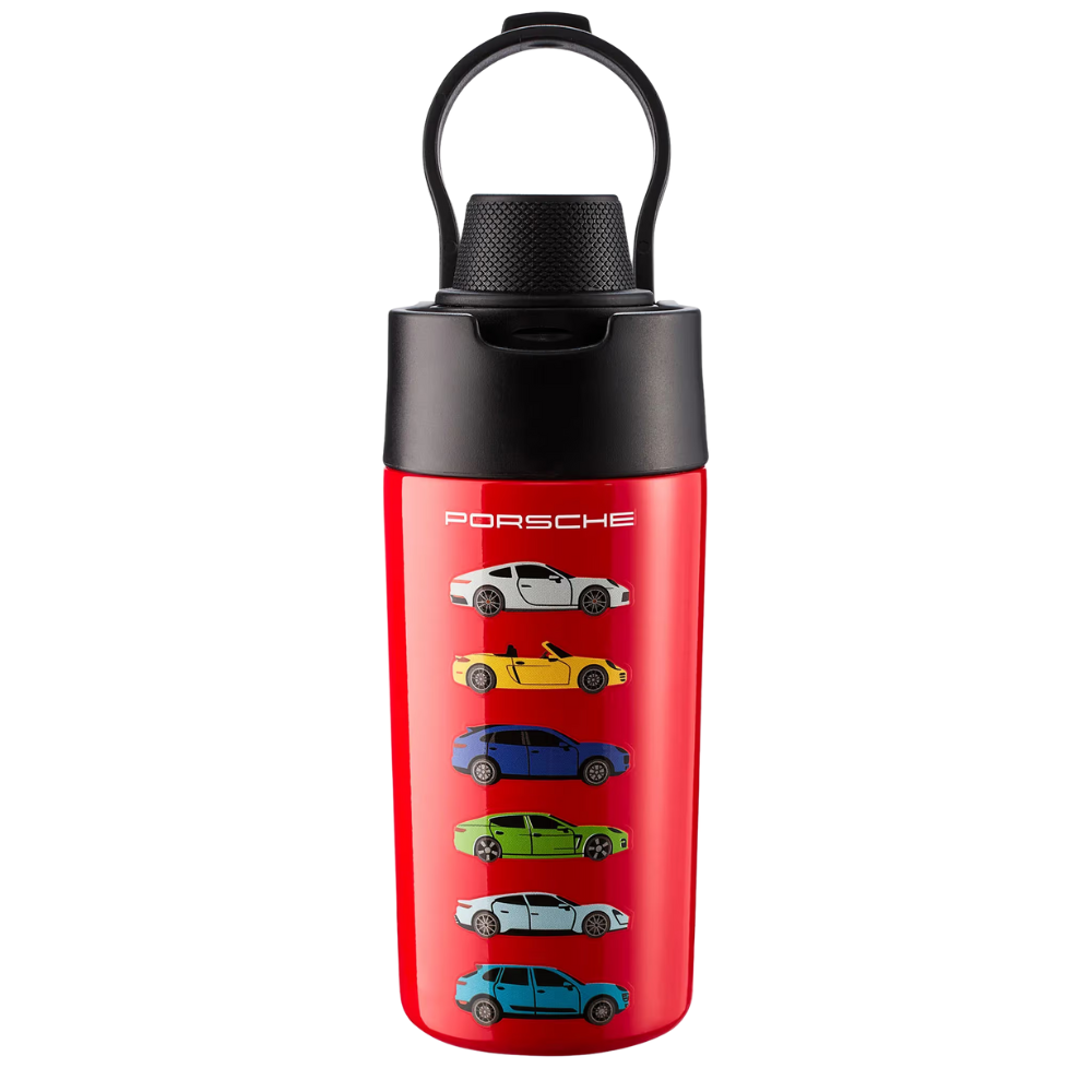 Porsche Single Walled Stainless Steel Kids Drink Bottle - 458 ml