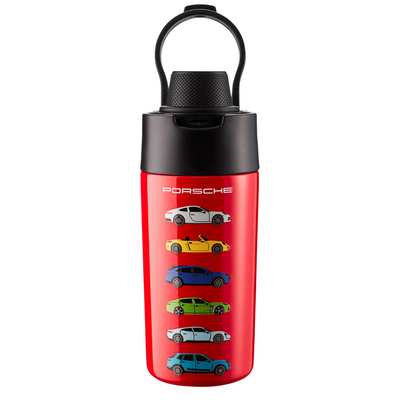 Porsche Single Walled Stainless Steel Kids Drink Bottle - 458 ml