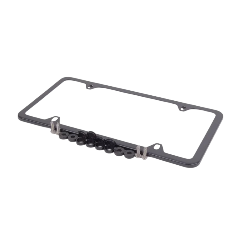 Porsche Slim License Frame - Black