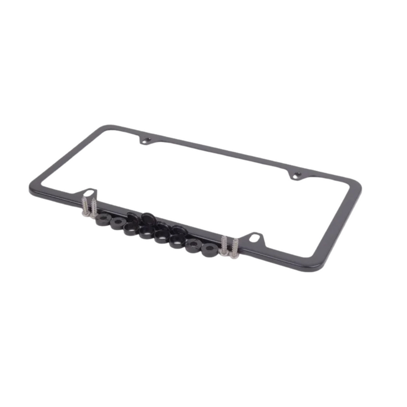 Porsche Slim License Frame - Black