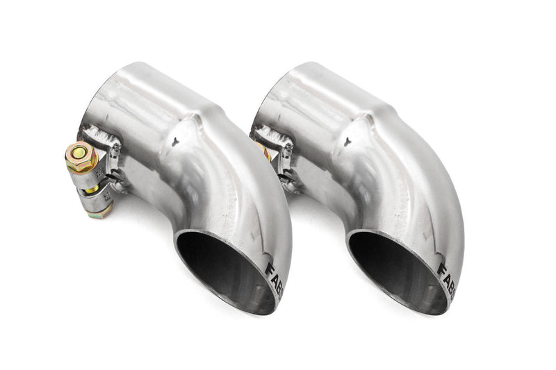 Porsche Slip-On Turndown Tips - 2.37"-60.3mm - Boxster | Cayman | 1997-2025 FS-TDT-603