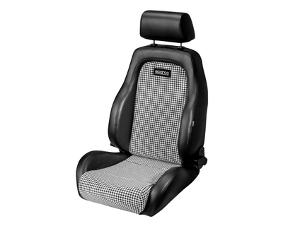 Porsche Sparco GT Seat Black with Houndstooth Insert | SPA-009-012-N-RBI