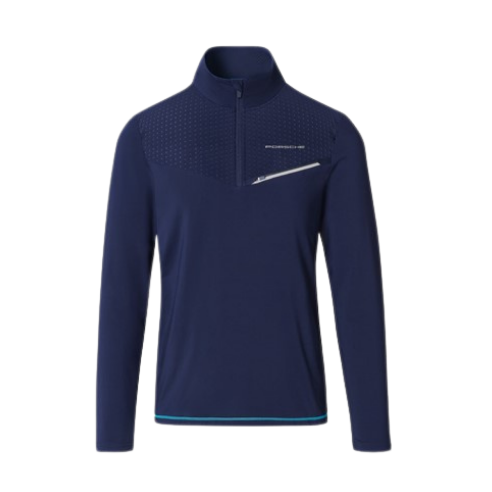 Porsche Sport Breathable Long Sleeve T Shirt - Dark Blue