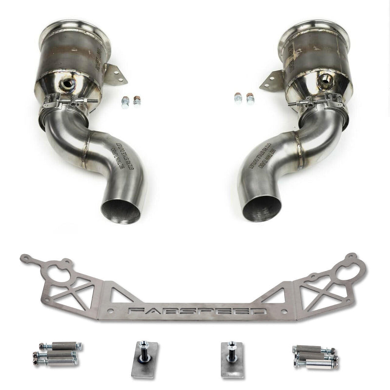 Porsche Sport Catalytic Converter And GT2RS Style Outlet - 911 | 2021-2025 FS-POR-992T-SCGT2
