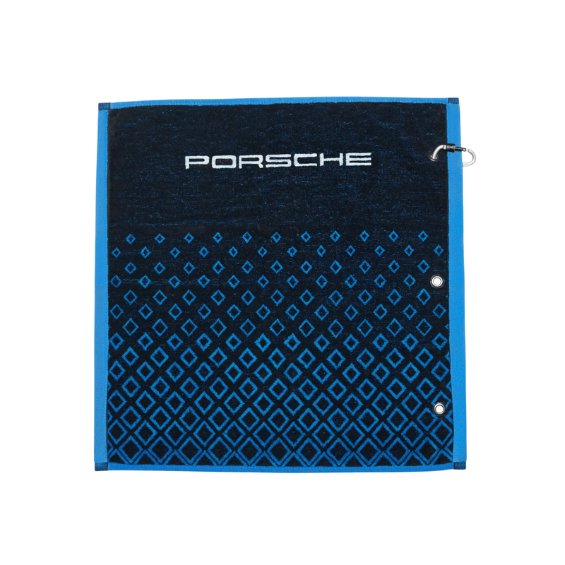 Porsche Sport Cotton Golf Towel - Blue