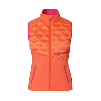 Porsche Sport Women Windproof Bodywarmer - Coral Red