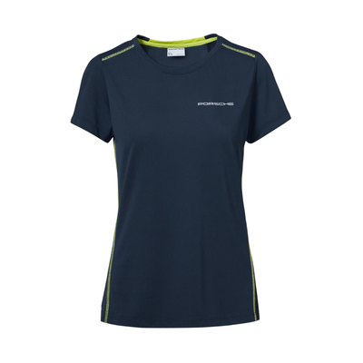 Porsche Sport Womens Pullover T-Shirt - Blue