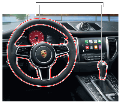 Porsche Sportdesign Steering Wheel - 95B04440001 - Macan 95B04440001
