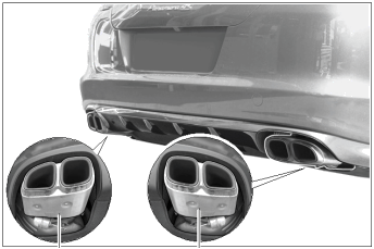 Porsche Sports Exhaust System - 97004420006 - Panamera V6 97004420006