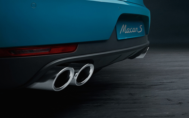 Porsche Sports Exhaust System - Black - 95B044211A - Macan 15-23 95B044211A