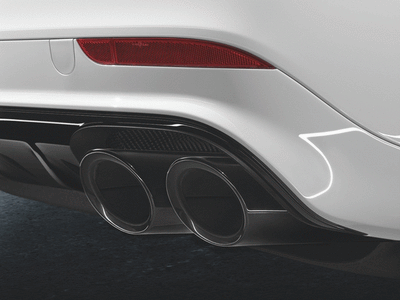 Porsche Sports Tailpipes - Black - 97004420025 - Panamera 97004420025