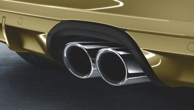 Porsche Sports Tailpipes - Black - 98104420111 - 981 12-16 98104420111