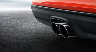 Porsche Sports Tailpipes Black - 98204420011 - 982 17-23 98204420011
