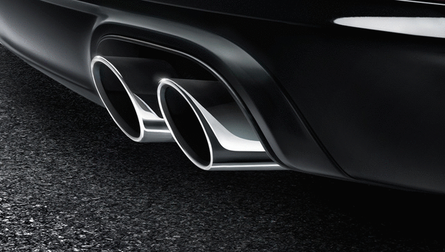 Porsche Sports Tailpipes Black - 99104420023 - 991 II 17-19 99104420023