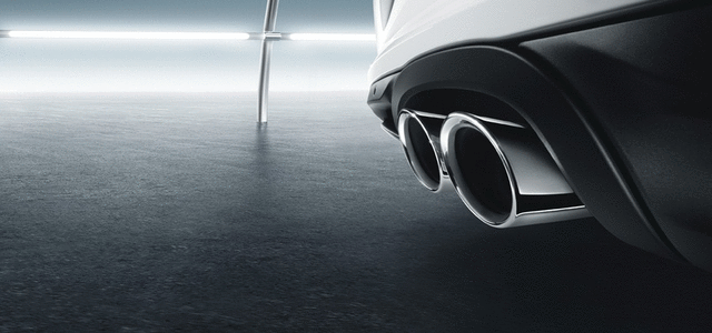 Porsche Sports Tailpipes - Silver - 98104420010 - 981 12-16 98104420010