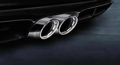 Porsche Sports Tailpipes - Silver - 98711198130 - 987 04-12 98711198130