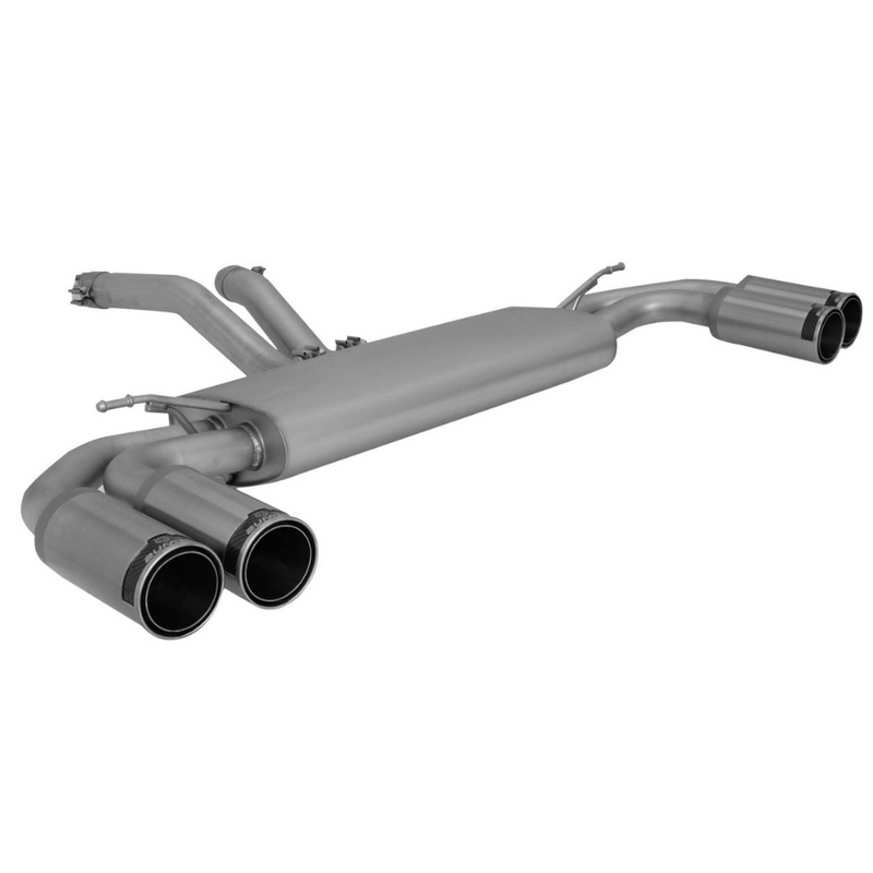 Porsche Stainless Steel Axle Back Exhaust System - Cayenne 03-06 689203-1598C