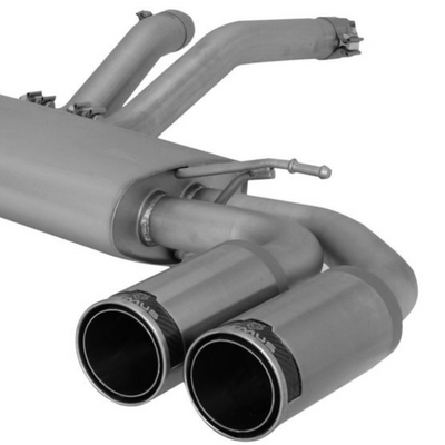 Porsche Stainless Steel Axle Back Exhaust System - Cayenne 03-06 689203-1598C