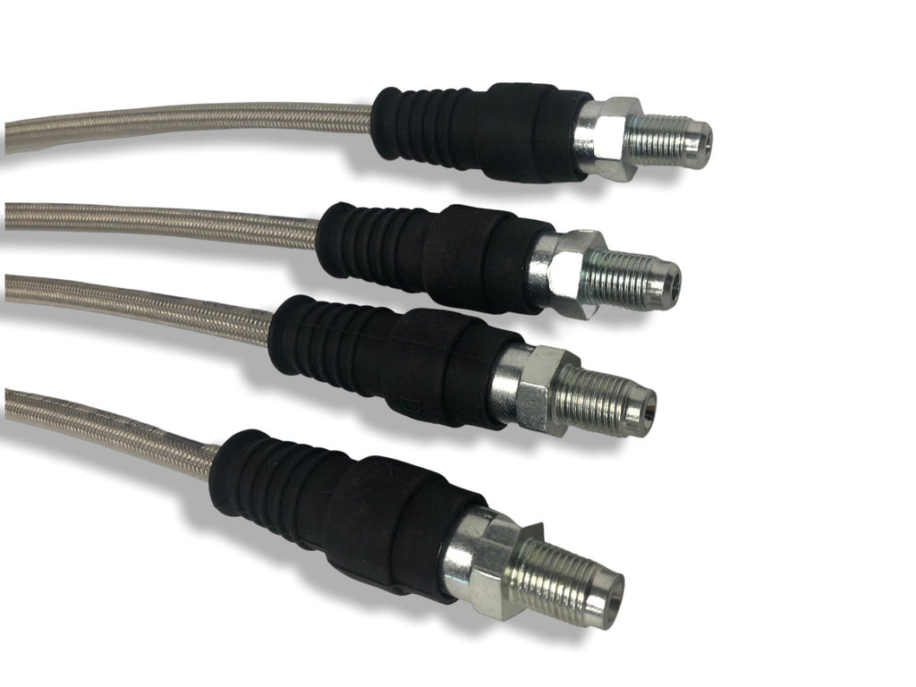 Porsche Stainless Steel Brake Lines Set of 4 - 356/356A 50-59 695-355-701-SS
