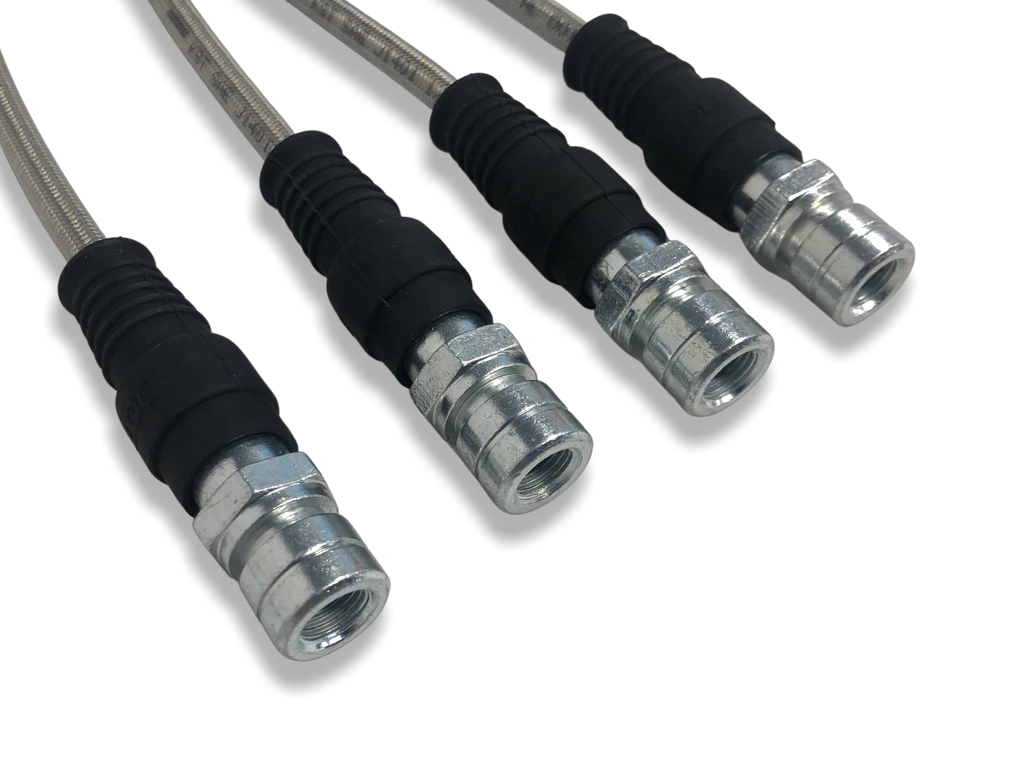 Porsche Stainless Steel Brake Lines Set of 4 - 356B - 356C 60-65 695-355-700-SS