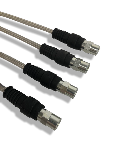 Porsche Stainless-Steel Brake Lines Set of 4 - 911 84-89 911-355-701-SS