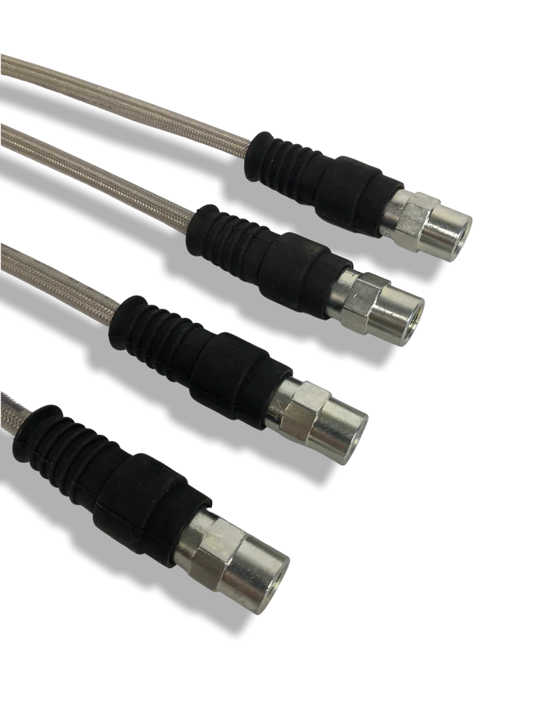 Porsche Stainless-Steel Brake Lines Set of 4 - 911 84-89 911-355-701-SS
