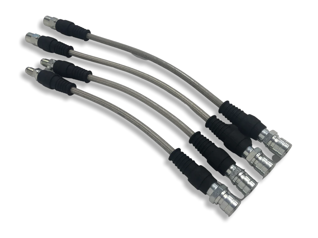 Porsche Stainless Steel Brake Lines Set of 4 - 911 65-68 - 912 65-68 901-355-700-SS