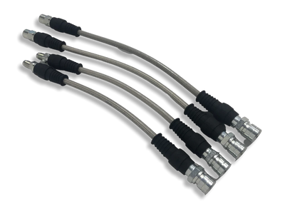 Porsche Stainless Steel Brake Lines Set of 4 - 911 65-68 - 912 65-68 901-355-700-SS