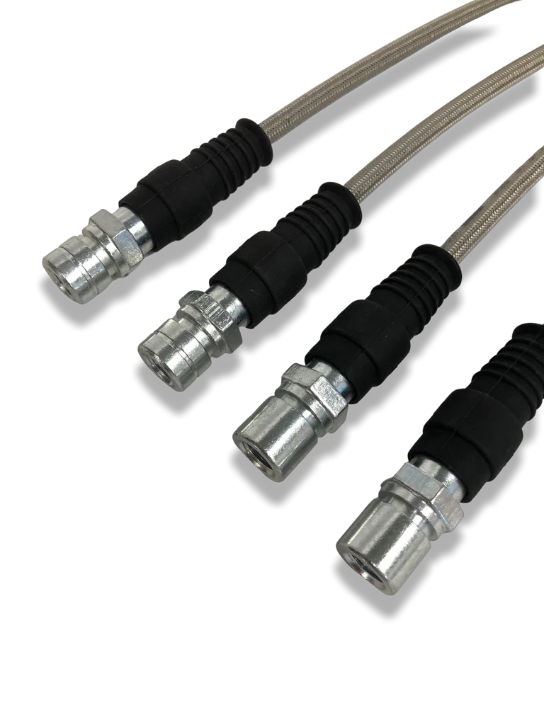 Porsche Stainless-Steel Brake Lines Set of 4 - 911 84-89 911-355-701-SS