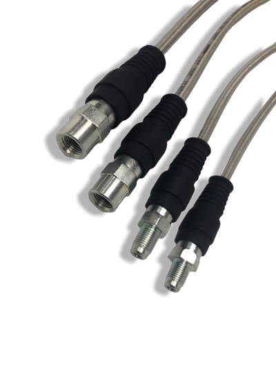 Porsche Stainless Steel Brake Lines Set of 4 - 911 65-68 - 912 65-68 901-355-700-SS