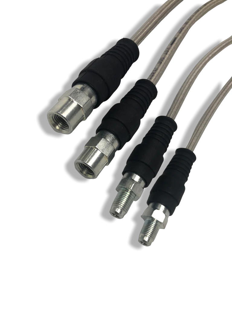 Porsche Stainless Steel Brake Lines Set of 4 - 911 65-68 - 912 65-68 901-355-700-SS