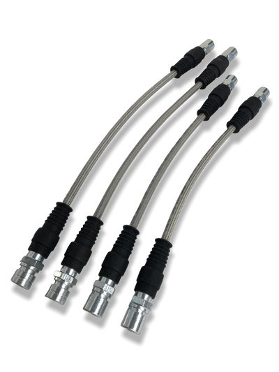 Porsche Stainless-Steel Brake Lines Set of 4 - 911 84-89 911-355-701-SS