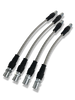 Porsche Stainless-Steel Brake Lines Set of 4 - 911 84-89 911-355-701-SS